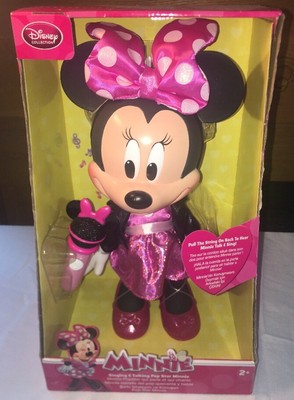 minnie mouse pop star singing and talking doll